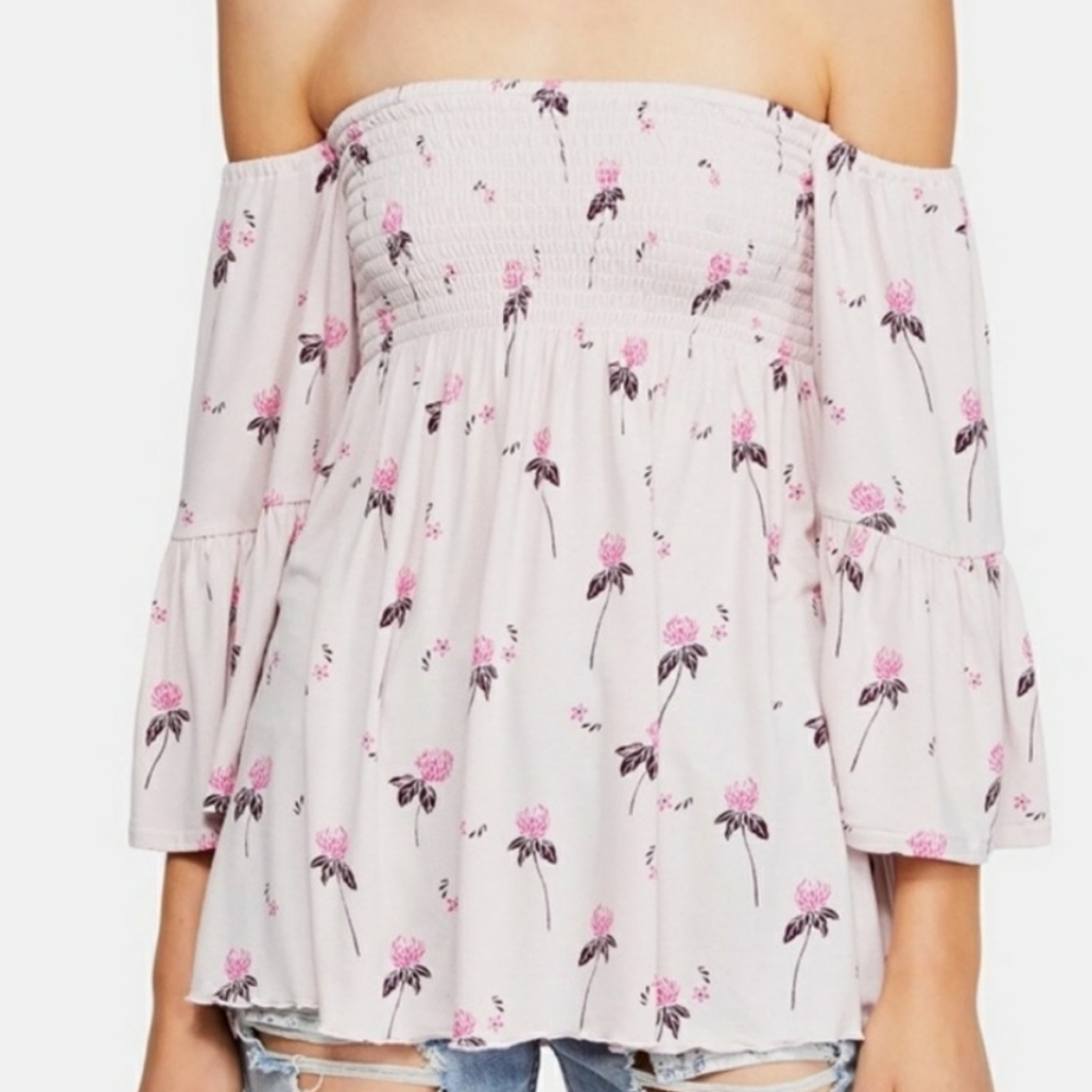 Free People Cloud Berry Lilac Top NWT